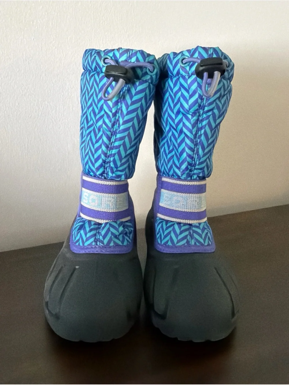 Sorel Kids Purple & Turquoise Puff Snow Boots